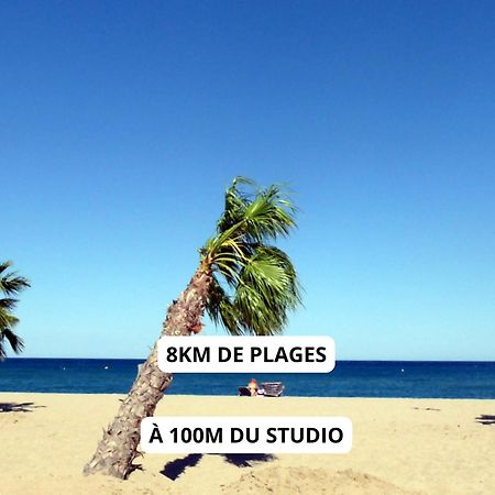 Appartement A 100M De La Plage - Terrasse & Parking Prive Le Barcarès Esterno foto