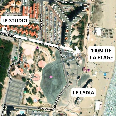 Appartement A 100M De La Plage - Terrasse & Parking Prive Le Barcarès Esterno foto